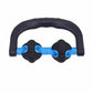 training body gear plastic rolling Hand Hold Two Wheel Solid Muscle Relax Massage Yoga Roller with Spiky Ball