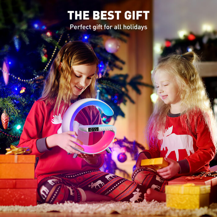 GPED 4-in-1 Smart Alarm Clock with LED Lamp - Image 3
